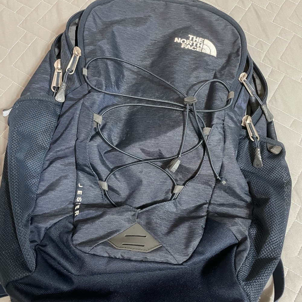 Navy Blue North Face Jester Backpack